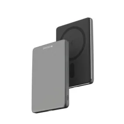 Dviced Ultrathin Power bank 5000mAh - Black/Grey